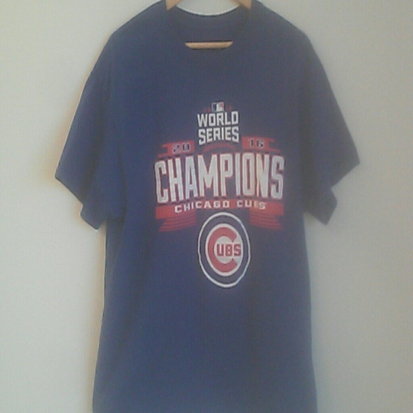 Chicago Cubs 2016 World Series Champions shirt - Picture 1 of 4